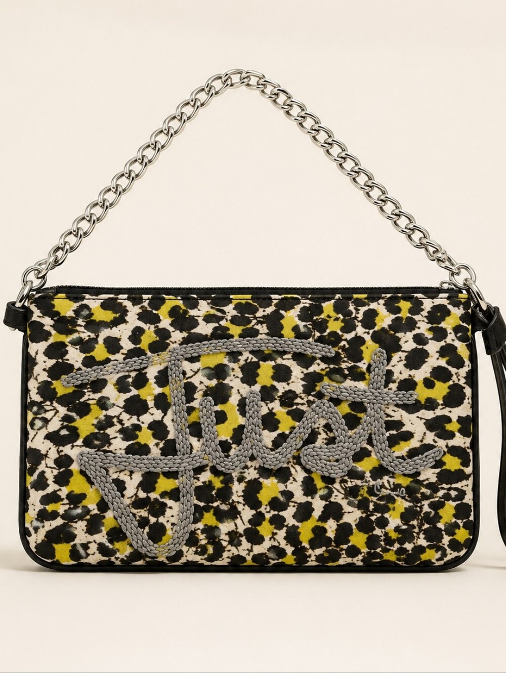 Just Cavalli Animal Print Clutch Wristlet
